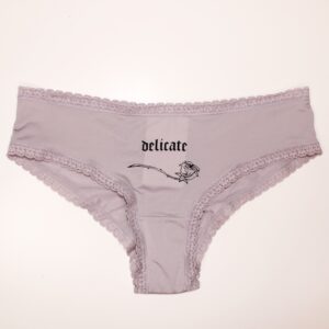 Delicate Boyshort Panties- Grey